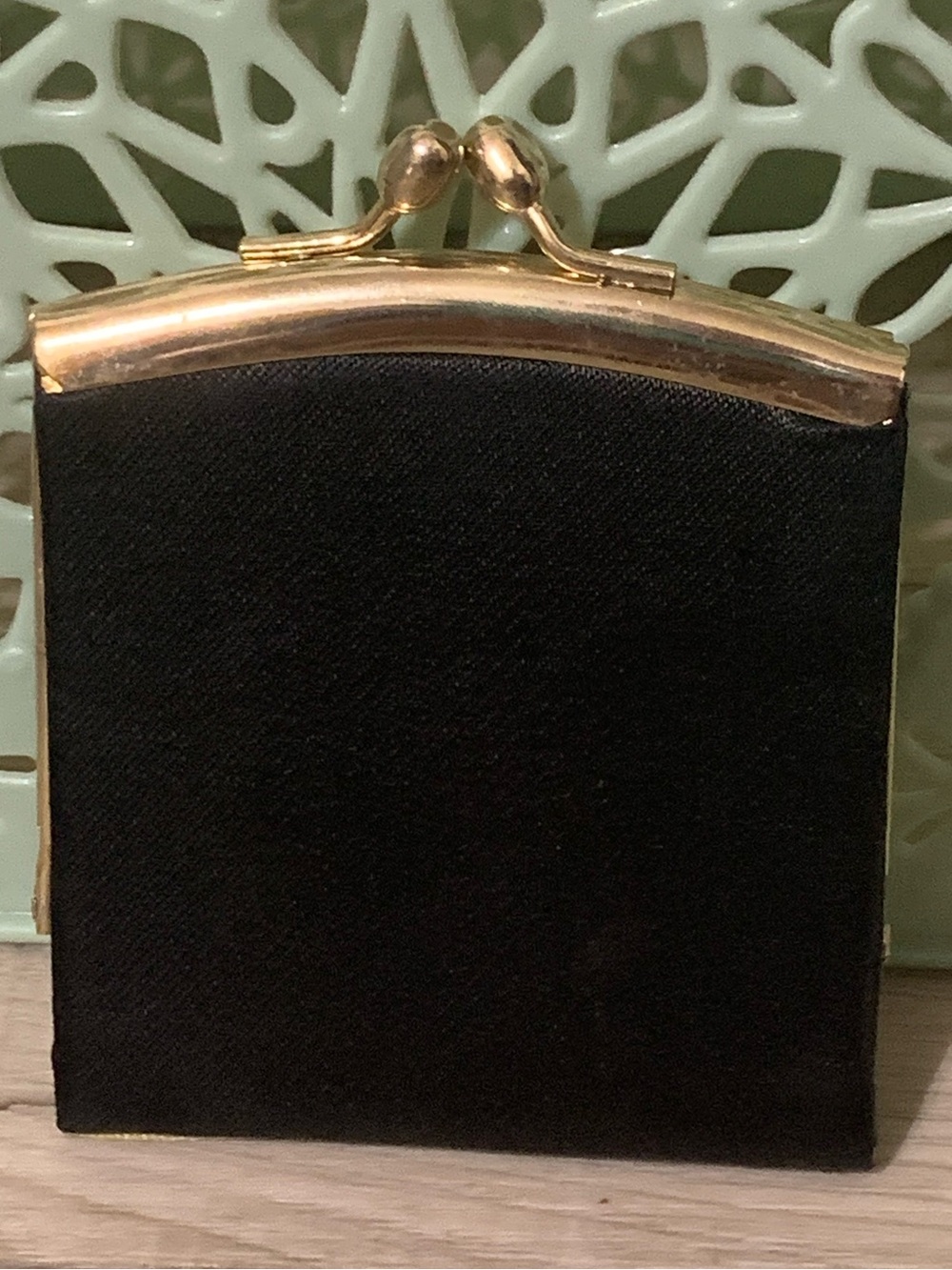 Vintage Italian Degas Ballet Print Kiss-Lock Coin Purse in Cream and Gold HTF - Picture 2 of 5